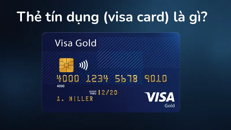Thẻ tín dụng cho phép người dùng thanh toán trước qua máy POS hoặc online trong phạm vi hạn mức ngân hàng cấp